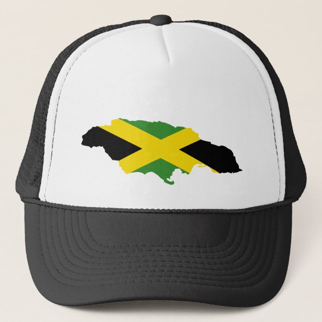 Jamaica Island - Proud Jamaicans Cap Truckerkappe (Vorderseite)