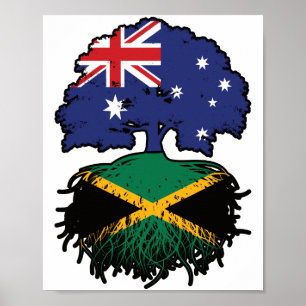 Jamaica Jamaica Australian Australia Tree Roots Poster