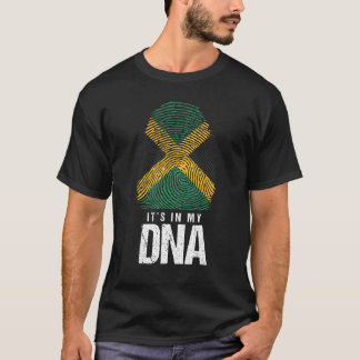 Jamaica Jamaica DNA Flag Liebe Fan T-Shirt
