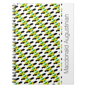 JAMAICA Jamaikanische Flagge Custom Patriotic Notizblock