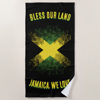 JAMAICA LIEBEN WIR  STRANDTUCH