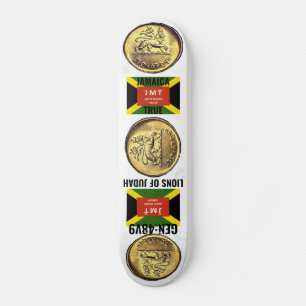 JAMAICA LIONEN AUF JUDAH Skateboard