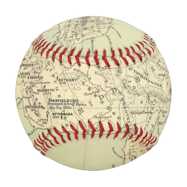 Jamaica Lithographed Karte Baseball (Vorderseite)