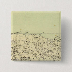 Jamaica Lithographische Karte Button