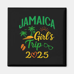 Jamaica Mädchen Reise 2025-coole karibische Urlaub Magnet