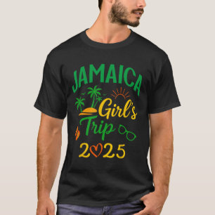 Jamaica Mädchen Reise 2025-coole karibische Urlaub T-Shirt