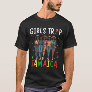 Jamaica Mädchen Reise Urlaubsfeier Lustiges Jamaik T-Shirt