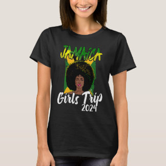 Jamaica Mädchen-Trip 2024 Frauen-Junggesellinnenab T-Shirt