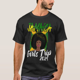 Jamaica Mädchen-Trip 2024 Frauen-Junggesellinnenab T-Shirt