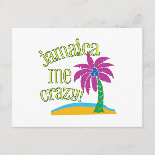 Jamaica Me Crazy Postkarte