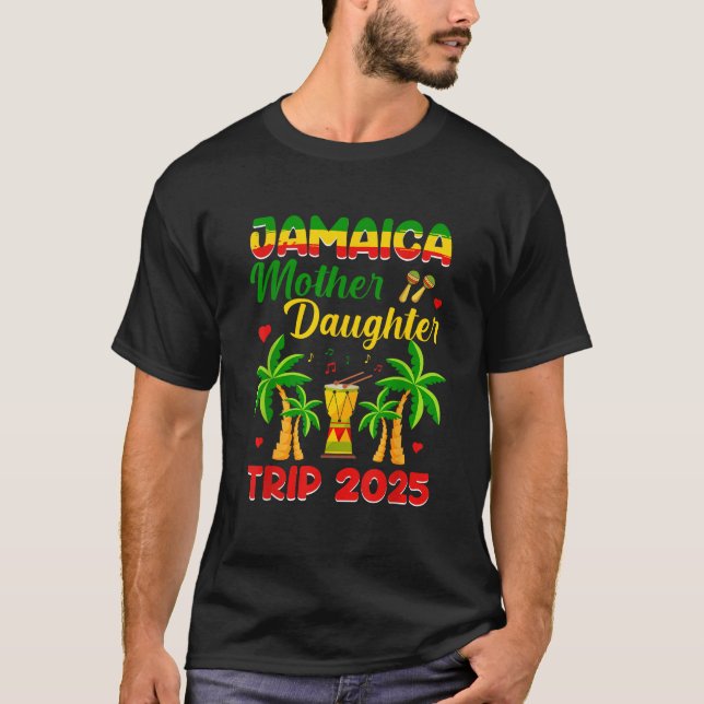 Jamaica Mother Daughter Trip 2025 Jamaican Summer  T-Shirt (Vorderseite)