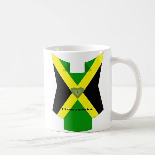 Jamaica National Colors Tasse (Rechts)