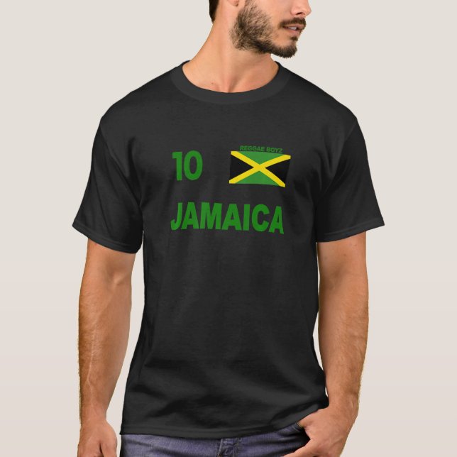 Jamaica National Team Nr. 10 Reggae Boyz Classic T-Shirt (Vorderseite)