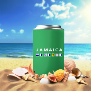 Jamaica Nautical Maritime Segelfahnen dunkle Farbe Dosenkühler