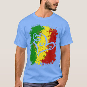 Jamaica One Liebe T Shirt Rasta Reggae Music Carib