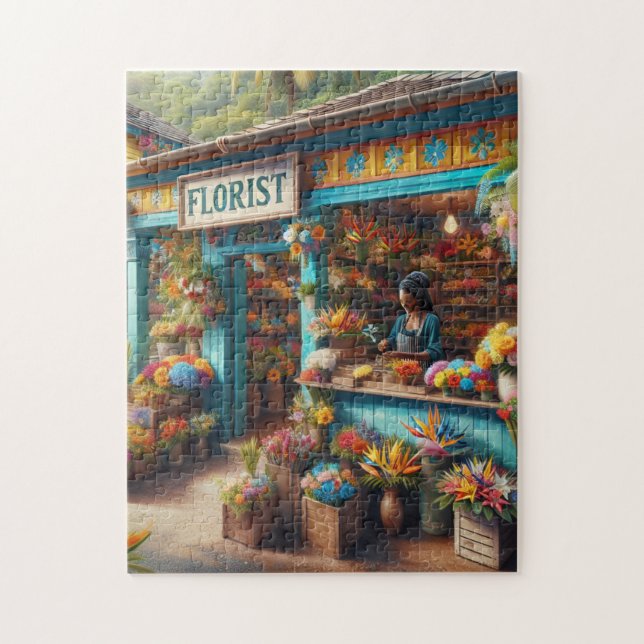 Jamaica Outdoor Blume Puzzle (Vertikal)