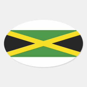 JAMAICA OVALER AUFKLEBER