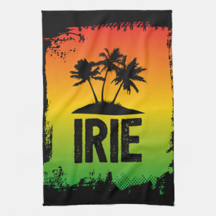 Jamaica Patwah Sprichwort Irie Chill Out Relax Küchentuch