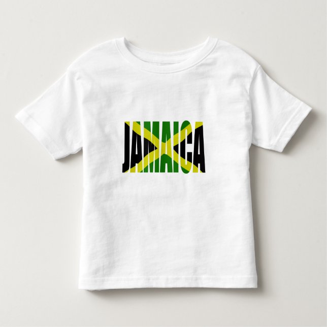 Jamaica plus flag kleinkind t-shirt (Vorderseite)