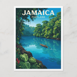 Jamaica Port Antonio Reise Postkarte