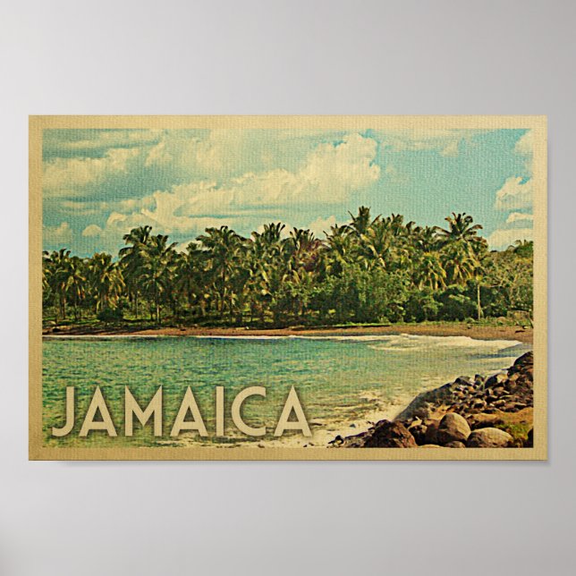 Jamaica Poster - Vintage Travel Poster (Vorne)