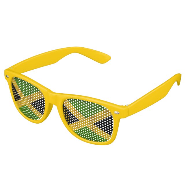 Jamaica Proud Jamaicans - Reggae Party Sunglasses Sonnenbrille (Schrägansicht)