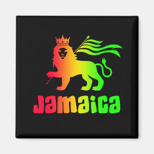 Jamaica Rasta Lion Magnet