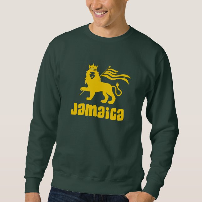 Jamaica Rasta Lion Sweatshirt (Vorderseite)