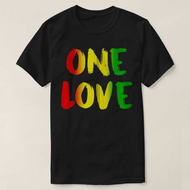 Jamaica Reggae Music Rasta Pride Zip  T-Shirt (Design vorne)