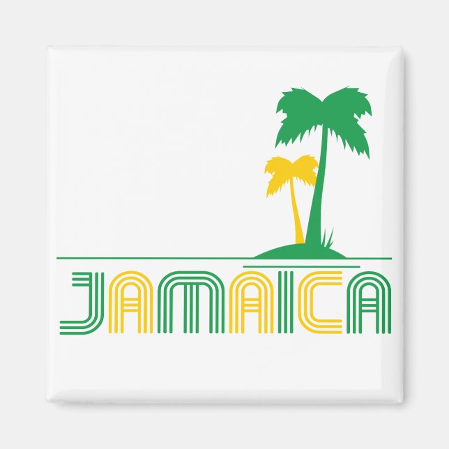 Jamaica Retro Magnet (Vorne)