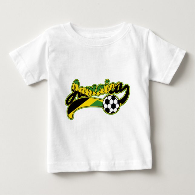 Jamaica Soccer Baby T-shirt (Vorderseite)