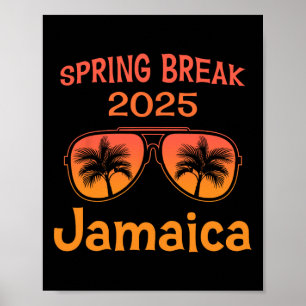 Jamaica Spring Break 2025 Familienurlaub Strand Vi Poster