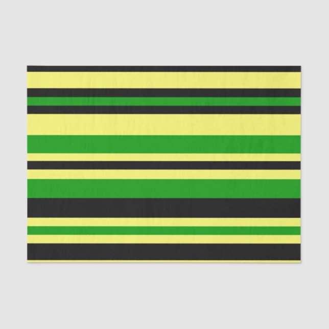 Jamaica Stripes Seidenpapier (Vorderseite)