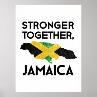 Jamaica Strong – Standing Together After Hurricane Poster