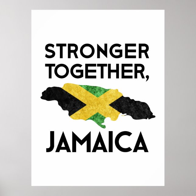 Jamaica Strong – Standing Together After Hurricane Poster (Vorne)