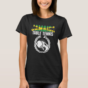 Jamaica Table Tennis Jamaican Ping Pong Supplement T-Shirt