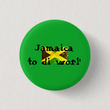 Jamaica to the world Jamaican flag green