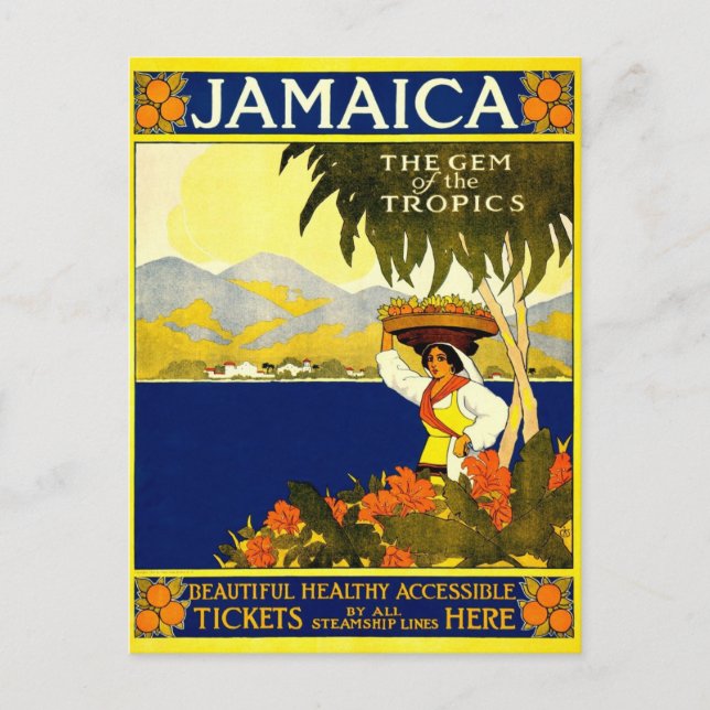Jamaica Travel Postkarte (Vorderseite)