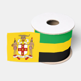 Jamaica Tricolor Ribbon, Emblem, Jamaikaner Ripsband