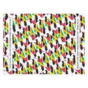 JAMAICA TRINIDAD Gesegnetes Nationalerbe Tischdecke