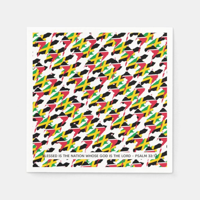 JAMAICA TRINIDAD & TOBAGO SERVIETTE (Vorderseite)