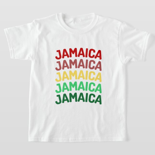 Jamaica Trip-Reisegruppe, die Typografie abgleicht T-Shirt (Ablage )
