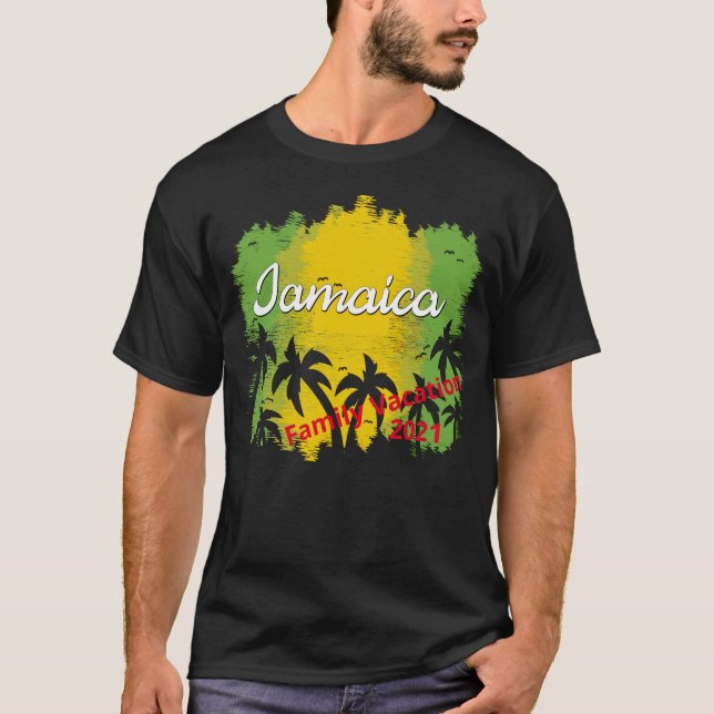 Jamaica Vacation Matching Group Reggae Souvenirs T-Shirt (Vorderseite)