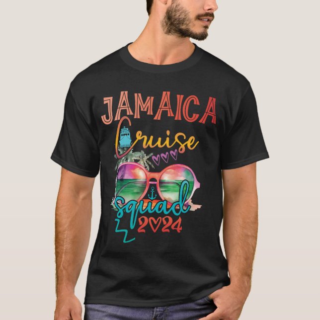 Jamaica Vacation Squad 2024 Matching Group Family T-Shirt (Vorderseite)