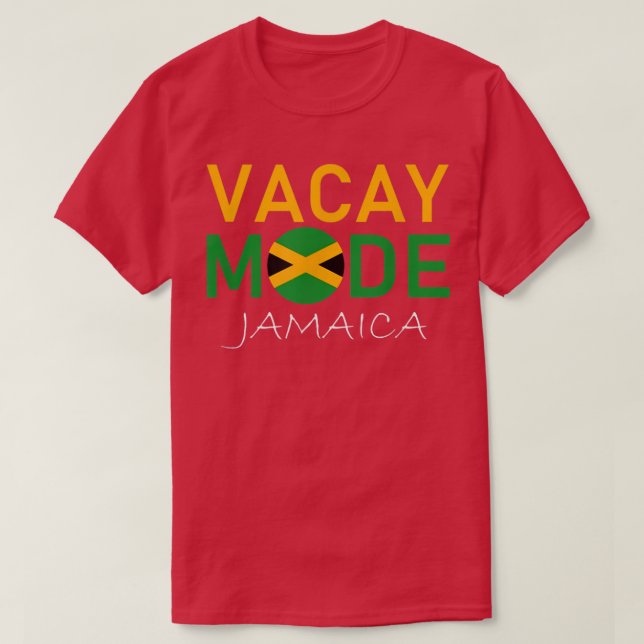 Jamaica Vacay Mode Cruise Vacation Group Matching  T-Shirt (Design vorne)