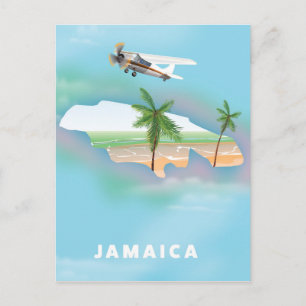 Jamaica Vintage Reiseplakat Postkarte