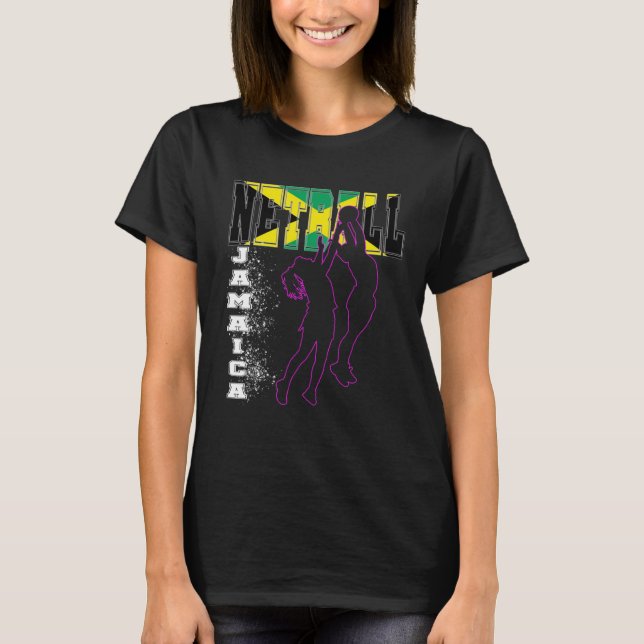 Jamaica World Team Netball T-Shirt (Vorderseite)