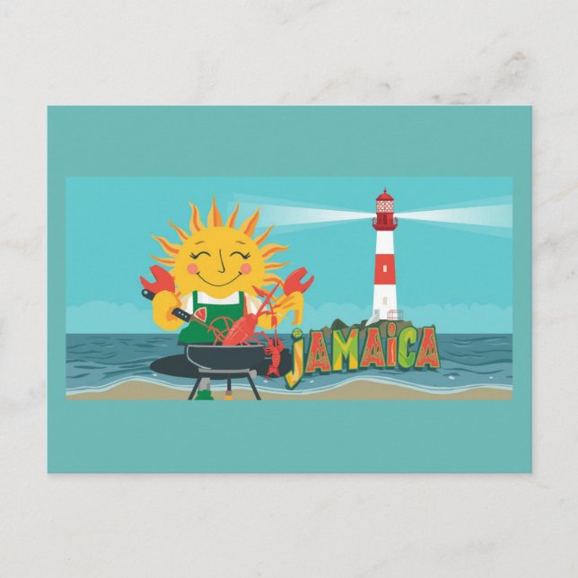 Jamaica ya mon  postkarte (Vorderseite)