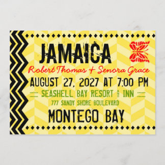 JAMAICA Zieleinladung Einladung