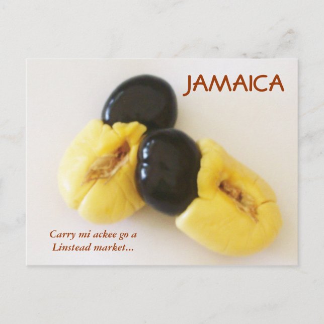 Jamaican Ackee Postcard Postkarte (Vorderseite)